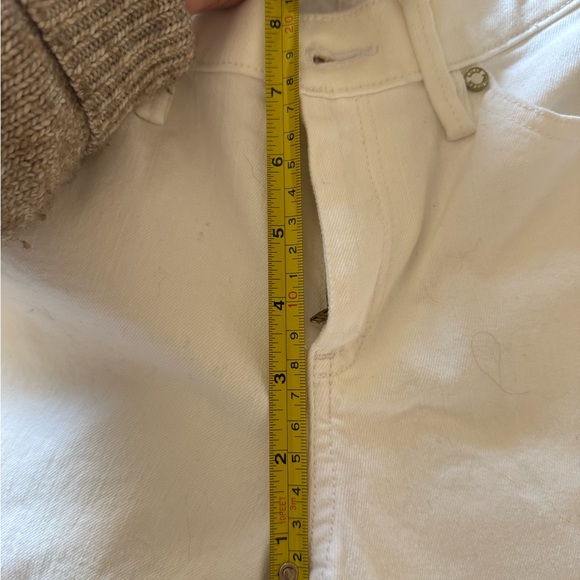 Lilly Pulitzer White Jeans with Blue Floral Embroidery - Picture 8 of 9